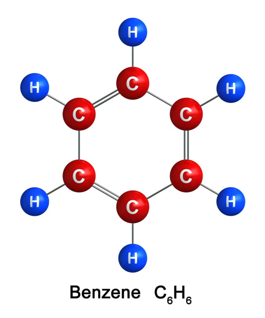 benzene molecules